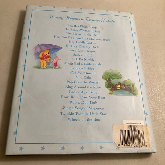The Nursery Rhymes of Winnie the Pooh A Classic Disney Treasury - Picture 7 of 8